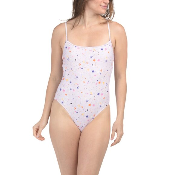 SUMMERSALT Lilac The Perfect High Leg One-piece Swimsuit - Picture 1 of 2